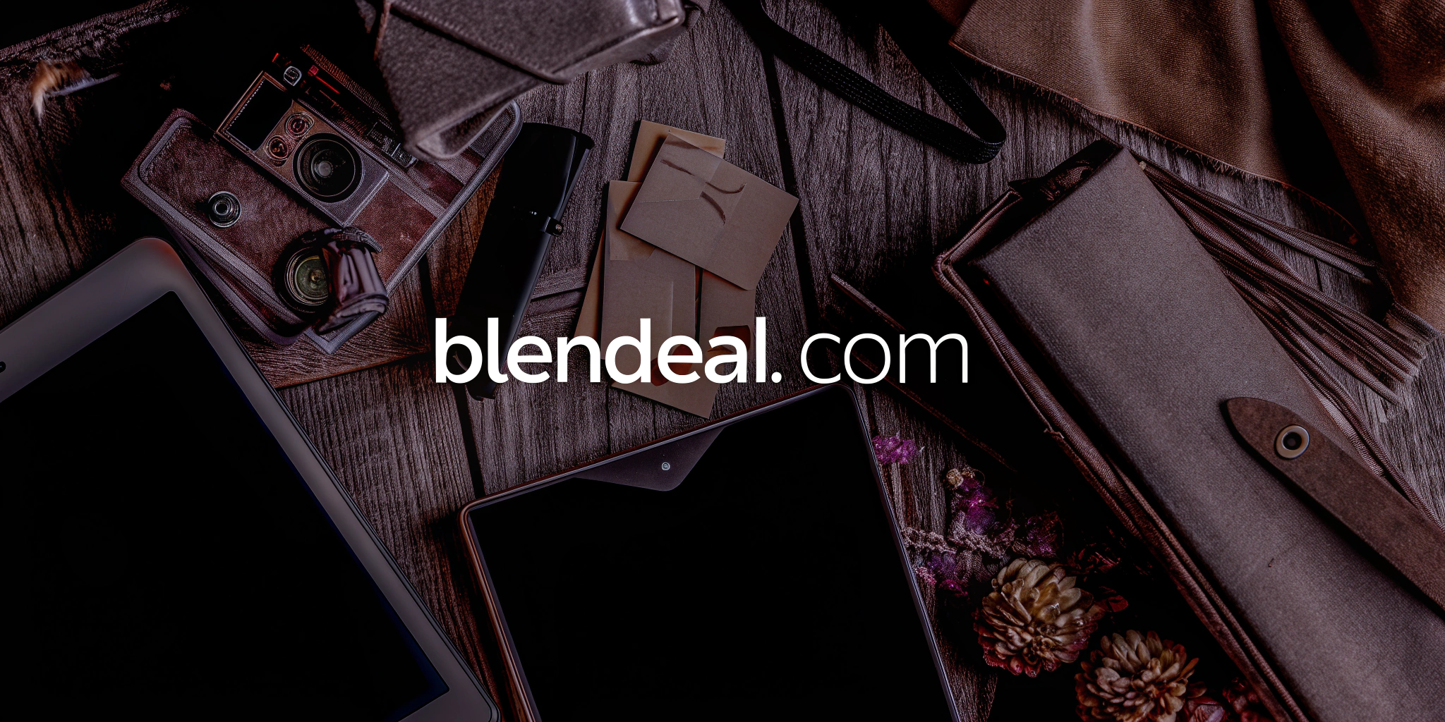 Flat lay of affordable fashion accessories and lifestyle products available at BLNDL online store