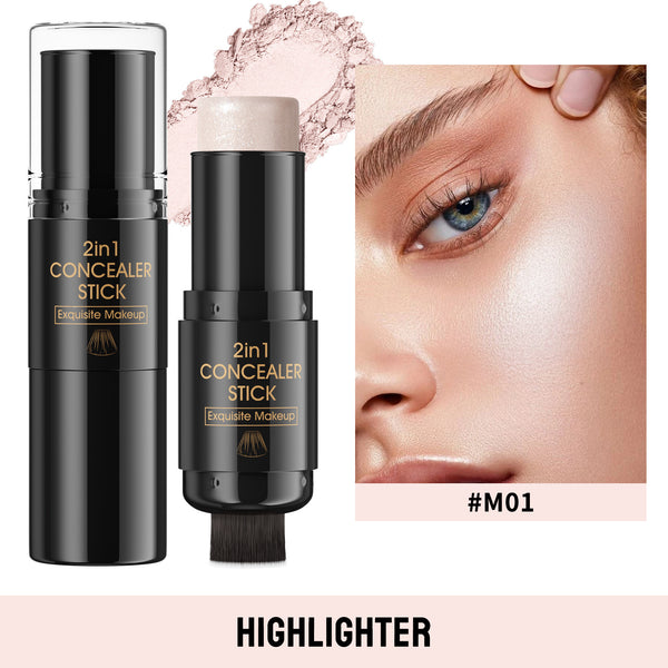 HelloKiss Double-Head Contour & Highlight Stick with Brush