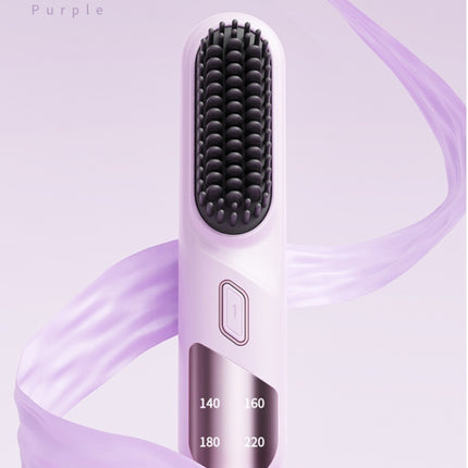 Cordless Wet & Dry Hair Straightener Brush