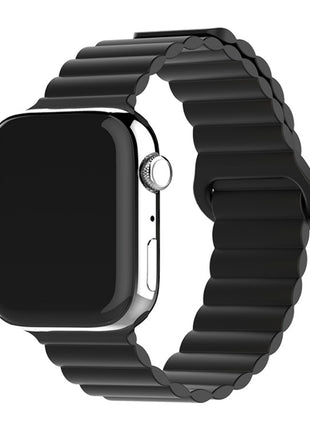 Apple Watch対応 2色シリコン磁気バックルリングバンド