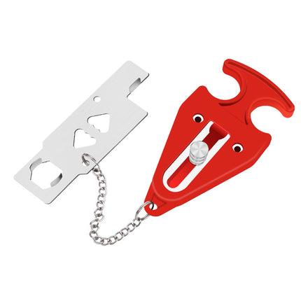 Portable Dual-Use Door Stopper Lock