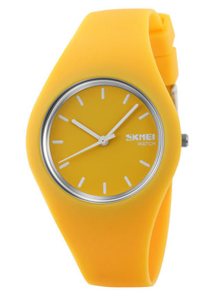 Simple Jelly Color Couple Waterproof Watch
