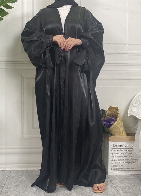 Abaya de satén "Leisure Fashionista"