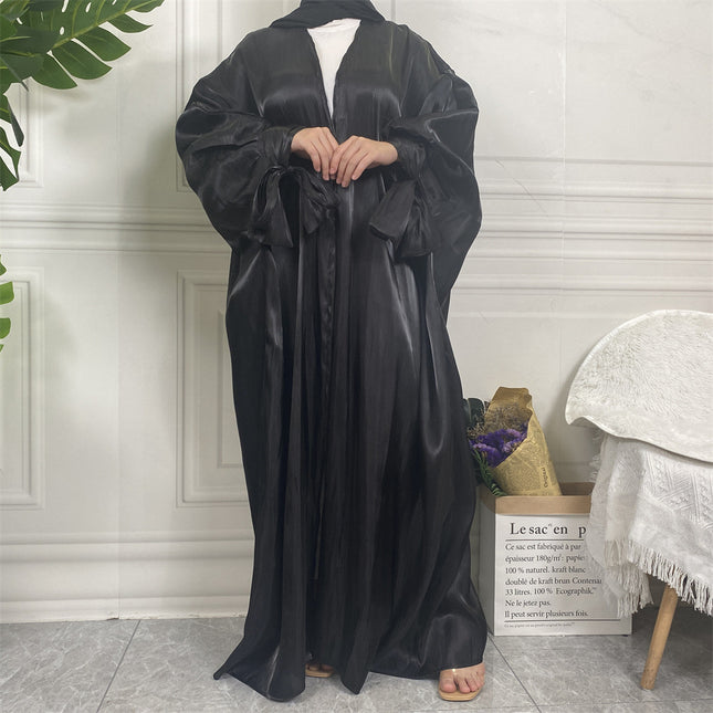Leisure Fashionista Satin Abaya