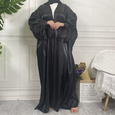 Leisure Fashionista Satin Abaya