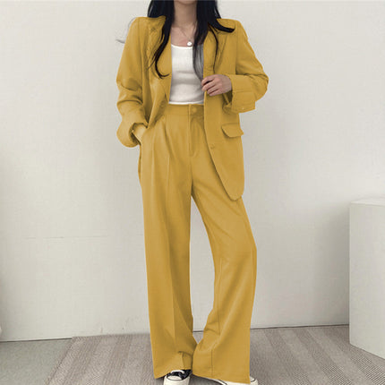 Korean Style Casual Suit Set