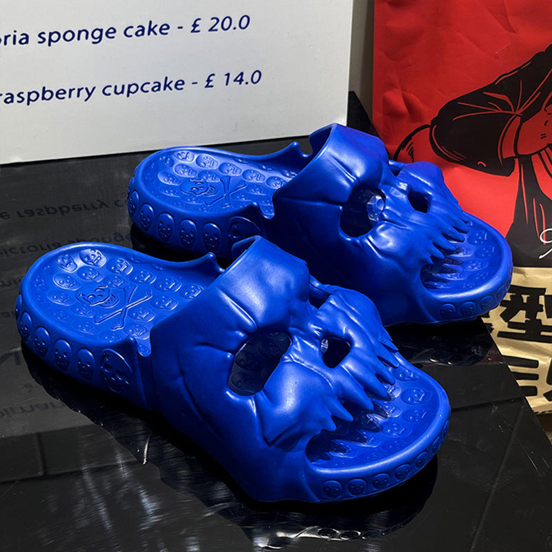 Skull Design Halloween Slippers Indoor & Outdoor