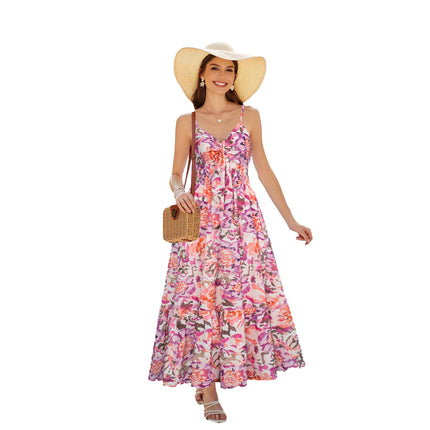 Bohemian Slip Vacation Dress