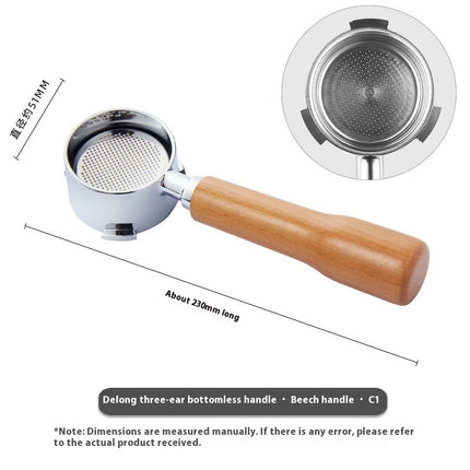 51mm Coffee Machine Modified Solid Wood Handle 43 types