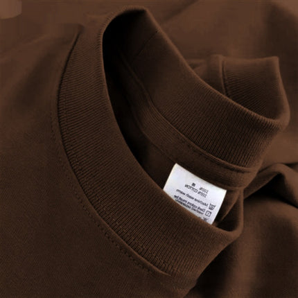 High Quality Pure Cotton Heavy Loose Bottoming Basic T-shirt