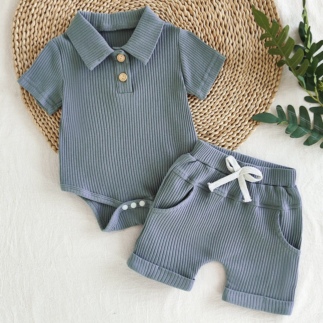 Boys Kazakhstan Two-Piece Suit - 0-18 Months