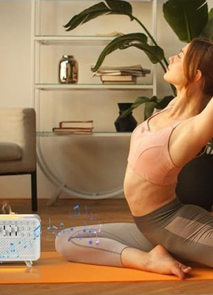 4-in-1 ホワイトノイズ、Bluetoothスピーカー、ナイトライト、加湿器のオールインワンマシン