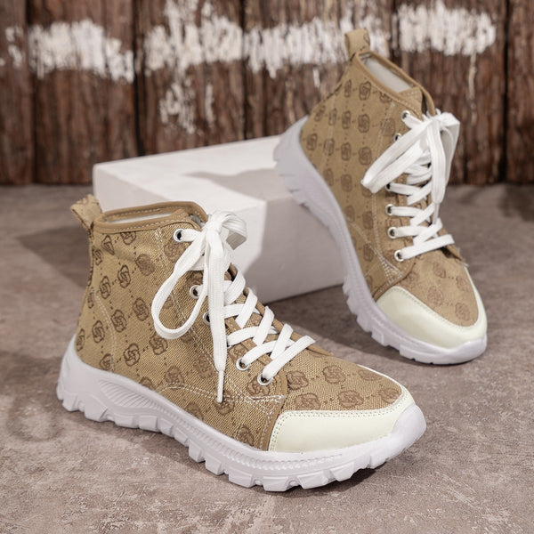 Lace-up Breathable Canvas Shoes