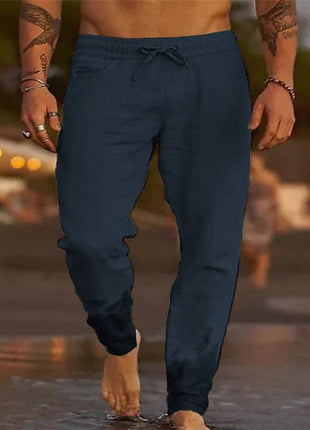 Cotton Linen Loose Beach Pants