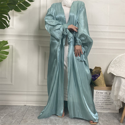 Leisure Fashionista Satin Abaya