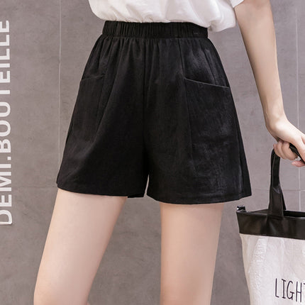 Korean Style High Waist Loose Shorts