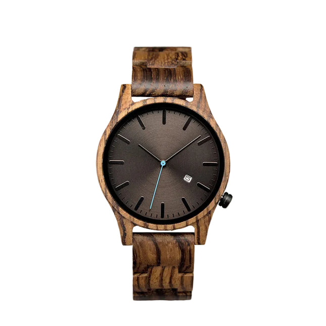 Unisex Natural Wood Quartz Watch – Minimalist Pointer Timepiece