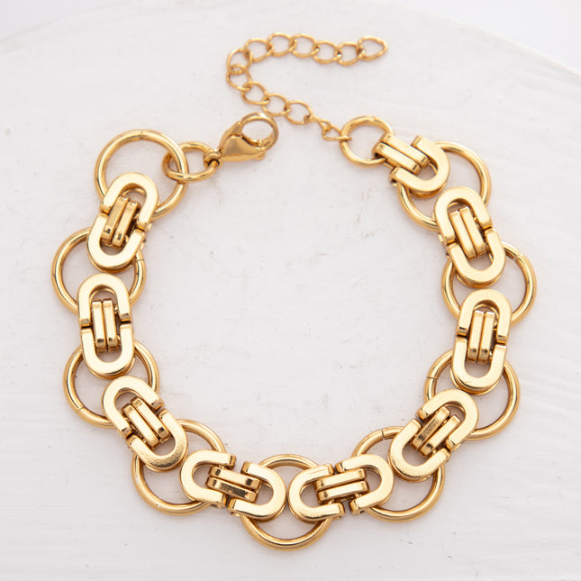 Thick Titanium Steel Bracelet