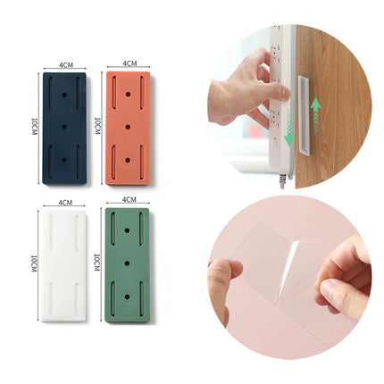 Self-Adhesive Wall Socket & Cable Organizer