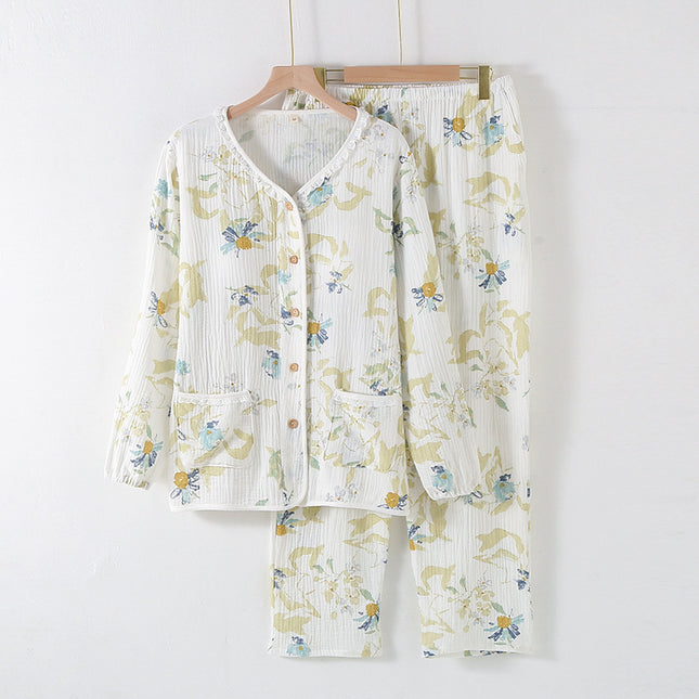 Collarless Cotton Pyjamas