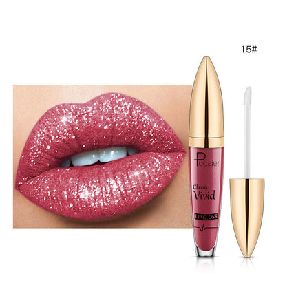 PUDAIER Lip Gloss Glitter Lipstick