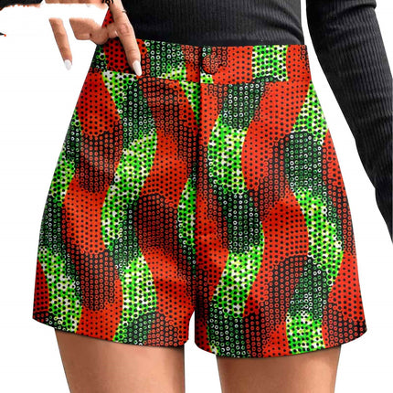 African Duplex Cotton Batik Shorts