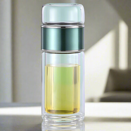 Tea Double-layer Glass Separation Cup