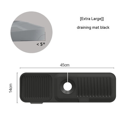 Faucet Silicone Mat Anti-splash with Drain