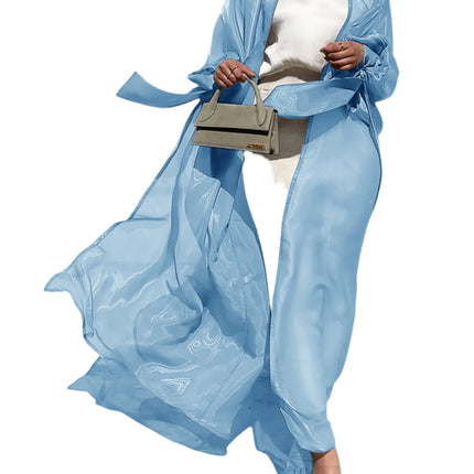 Puff Sleeve Light Abaya