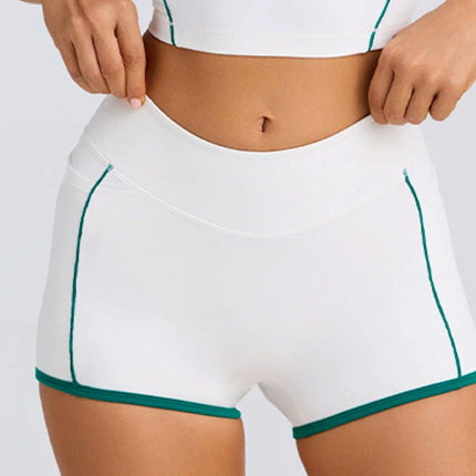 Sports Underwear Vest Shorts Spaghetti Strap Bra Beauty Back Tight High Elastic Fitness