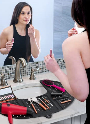 Foldable Sink Cover Silicone Makeup Mat