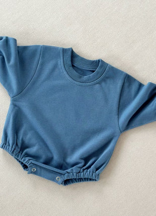 Baby Cotton Winter Onesie – 0–24 Months
