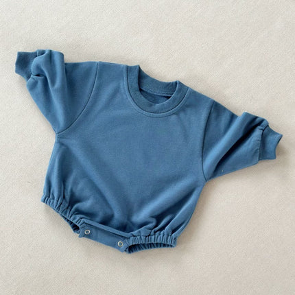 Baby Cotton Winter Onesie – 0–24 Months