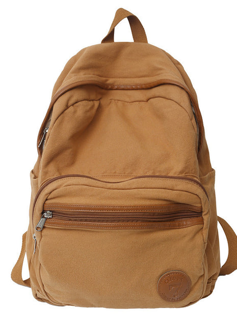Harajuku Style Large Capacity Canvas Backpack | Urban Minimalist School & Travel Bag