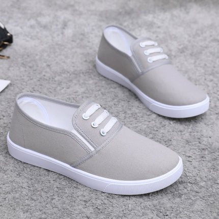 Slip-on Canvas Shoes Flat Women