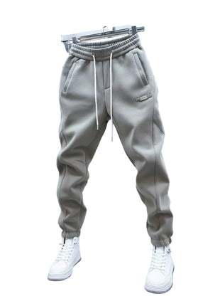 Shangbao Men’s Slim Fit Casual Sweatpants – Drawstring Skinny Joggers