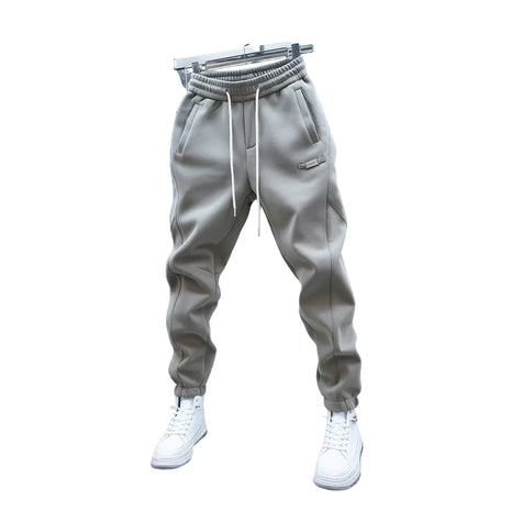 Shangbao Men’s Slim Fit Casual Sweatpants – Drawstring Skinny Joggers
