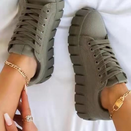 Lace-up Canvas Shoes
