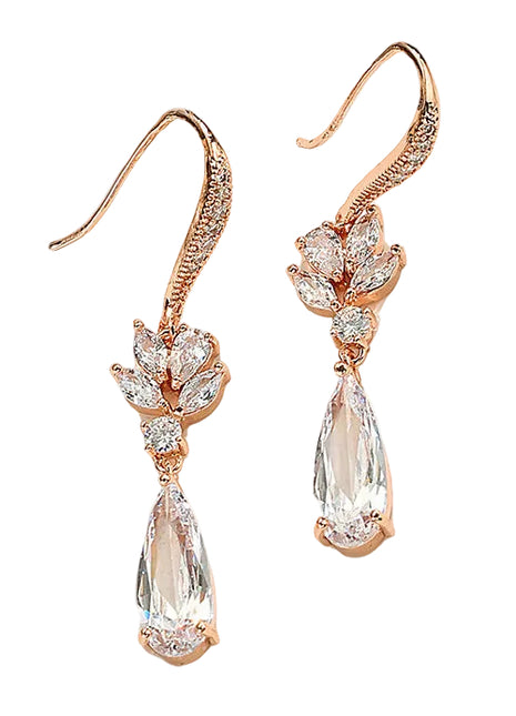 Korean Water Drop Long Earrings