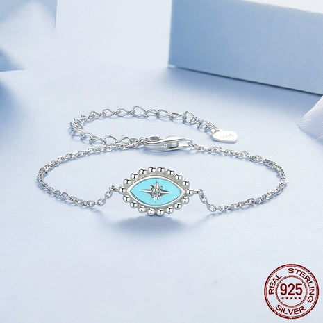 Pulsera de Plata de Ley Estrellas de Ocho Puntas