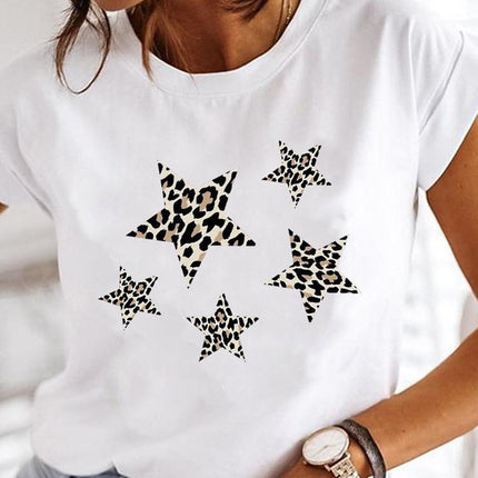 Crew Neck Casual Printed T-shirt