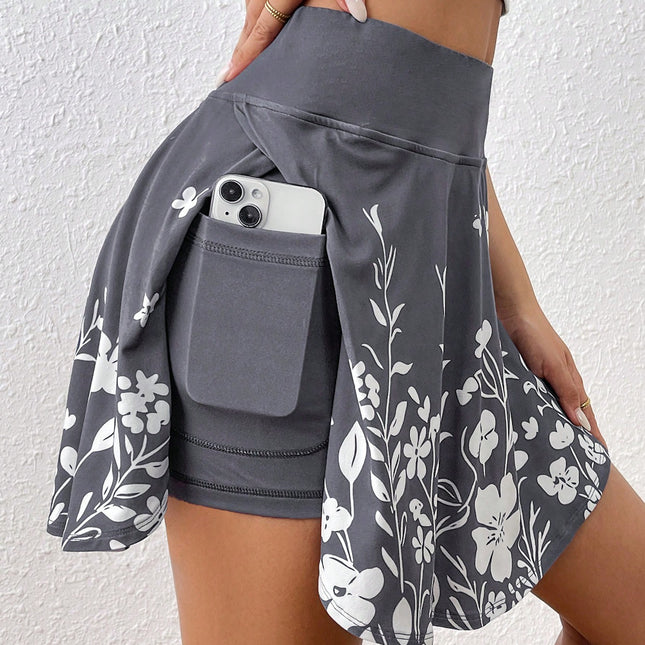 Minimalist Flower with Pockets Shorts
