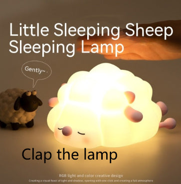 Cute Sheep Silicone Night Lights Touch Sensor