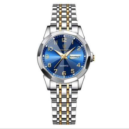 Double Calendar Waterproof Watch