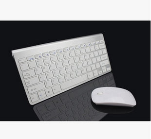 2.4Gワイヤレスキーボードとマウス ポータブルミニキーボードマウスコンボセット ノートパソコン、Mac、デスクトップPC、スマートテレビ、PS4用
