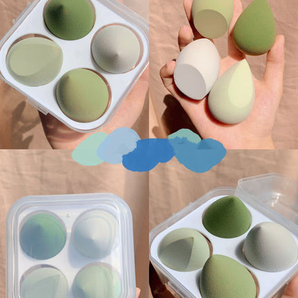 Makeup Sponge Egg with Box Set of 4