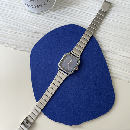 Silver Bamboo Strap Watch
