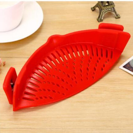 Clip-On Silicone Strainer Funnel