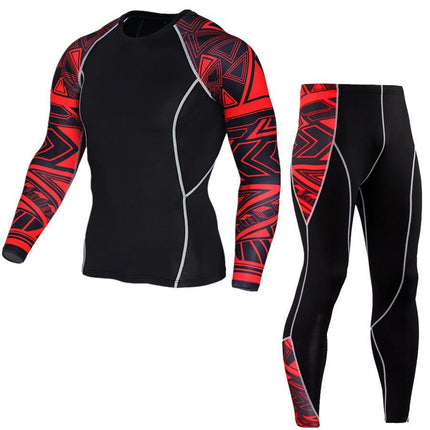 Long Sleeve & Pants Gym Suit