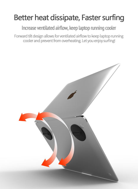 حامل كمبيوتر محمول صغير محمول قابل للتعديل وغير مرئي